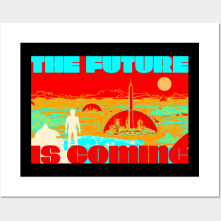 Future is Coming Mars Planet Occupy Elon Musk Space Posters and Art